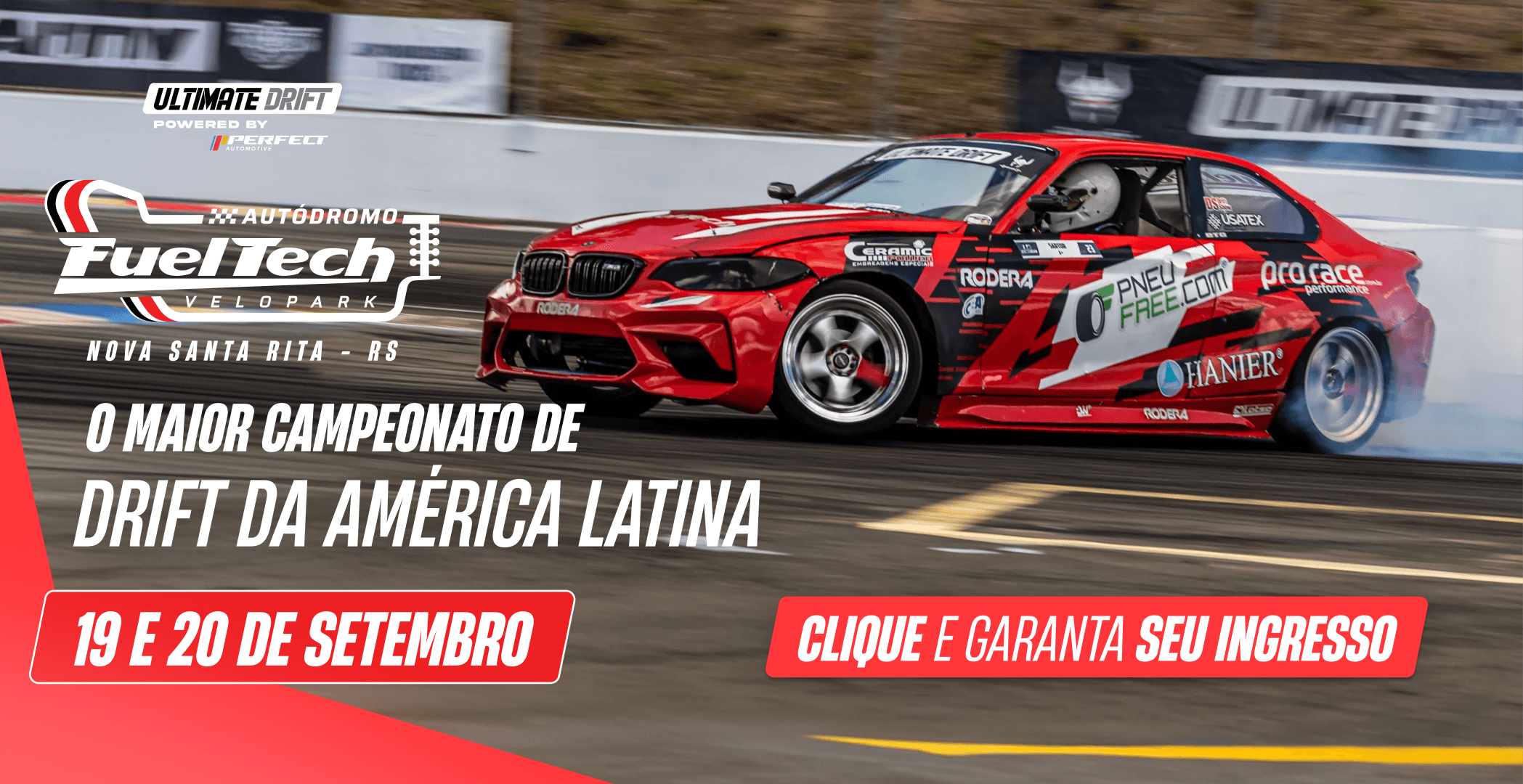 Foto de um carro de drift