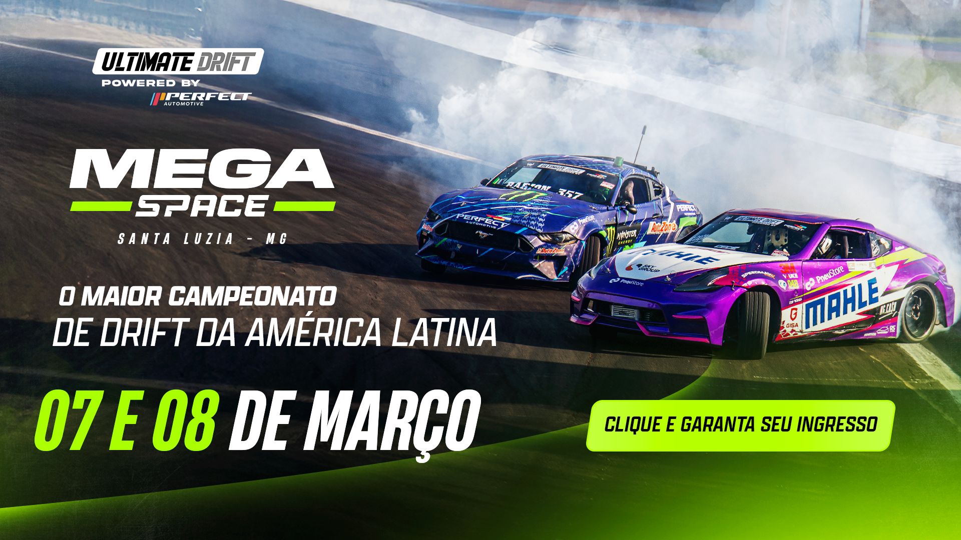 Foto de um carro de drift